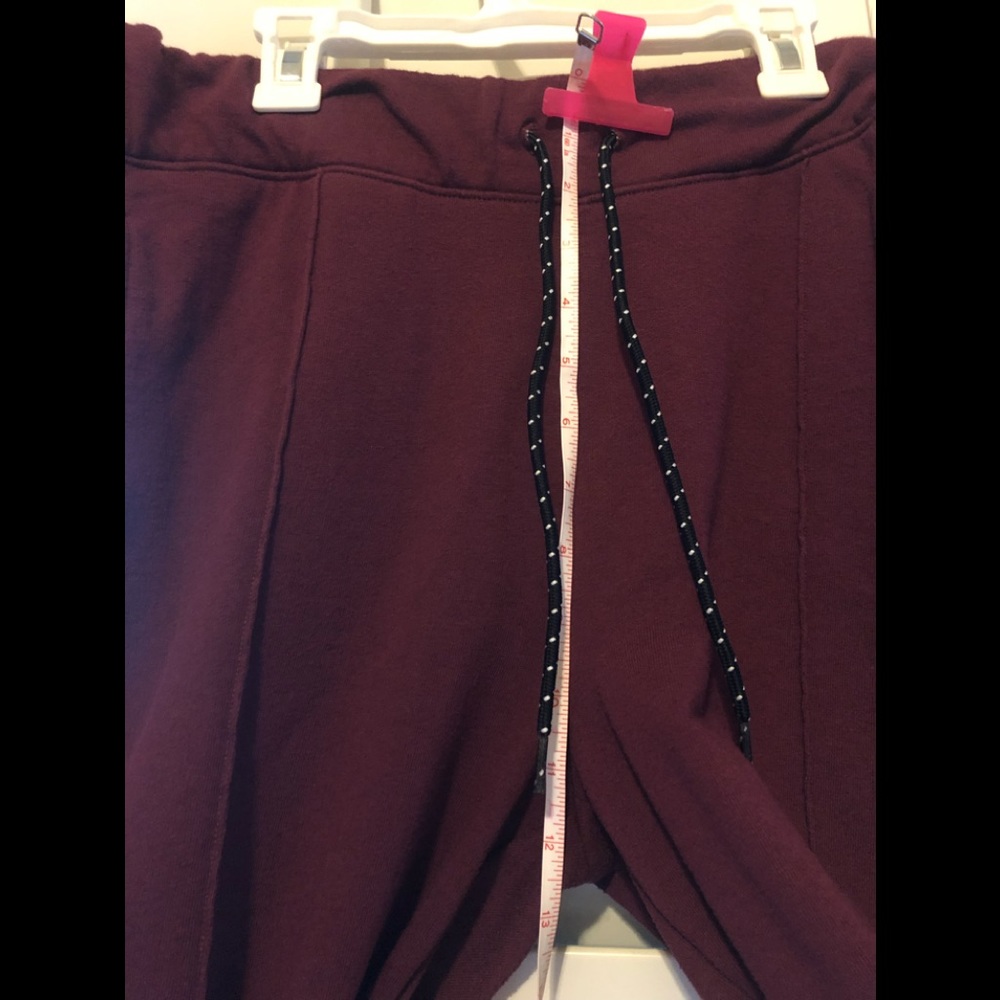 Pink yoga and jogging pants